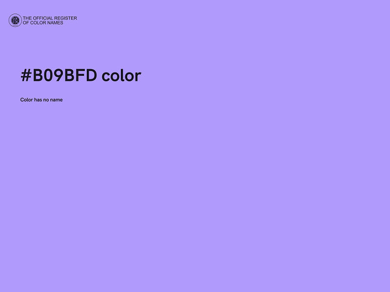 #B09BFD color image