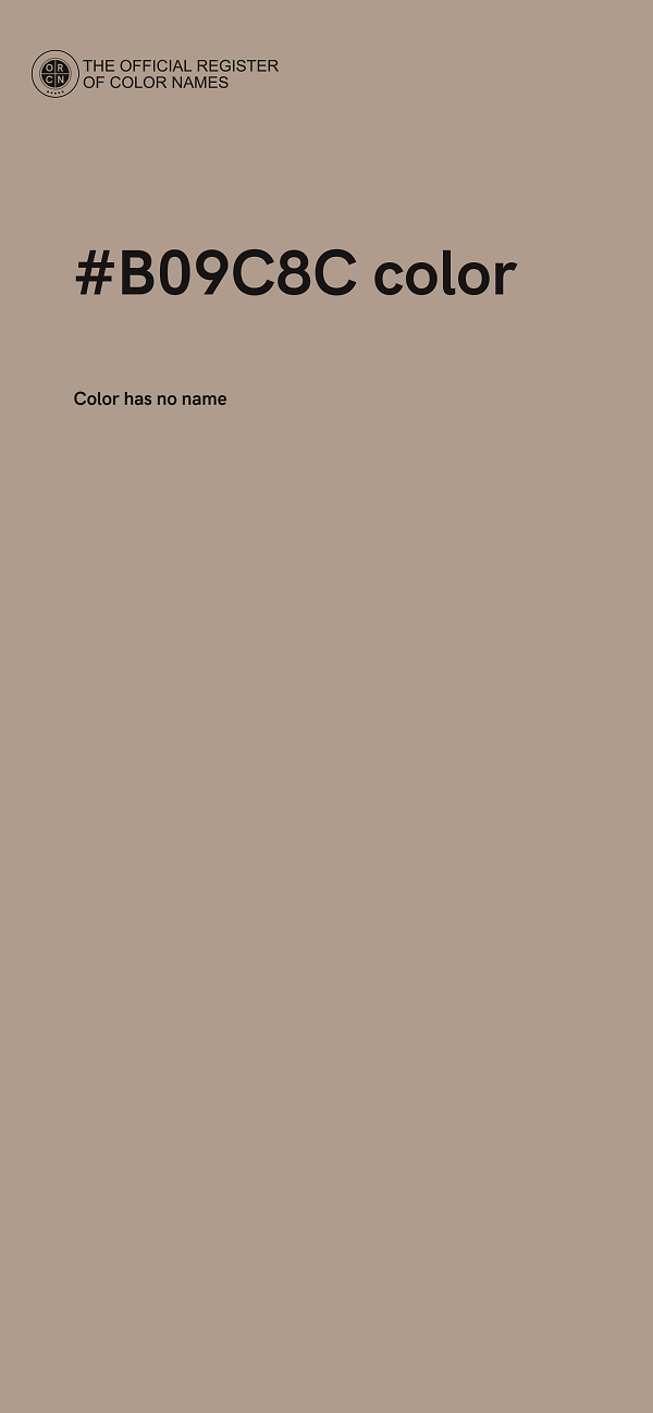 #B09C8C color image