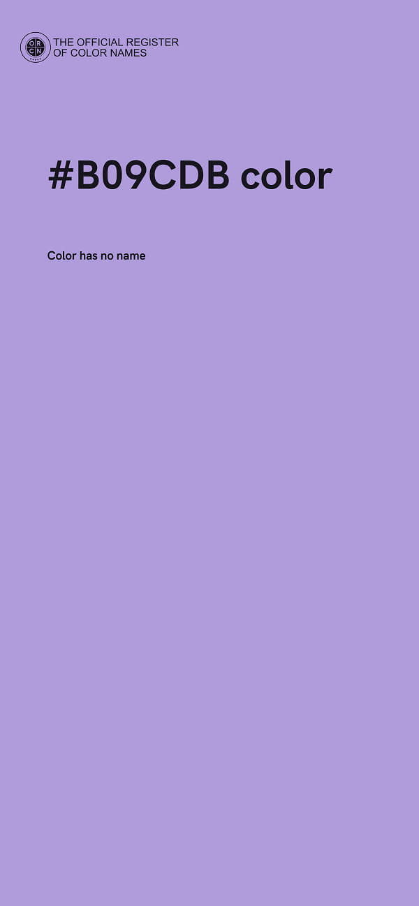 #B09CDB color image