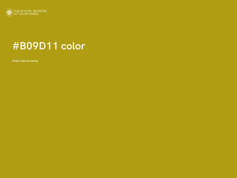 #B09D11 color image