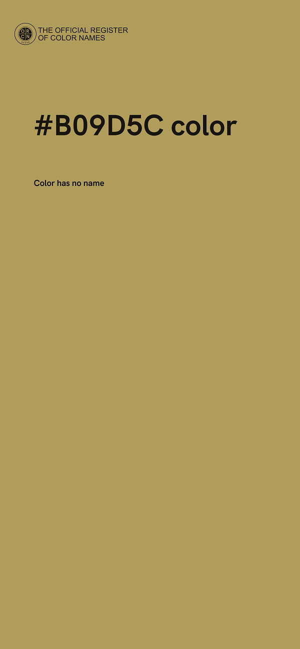 #B09D5C color image