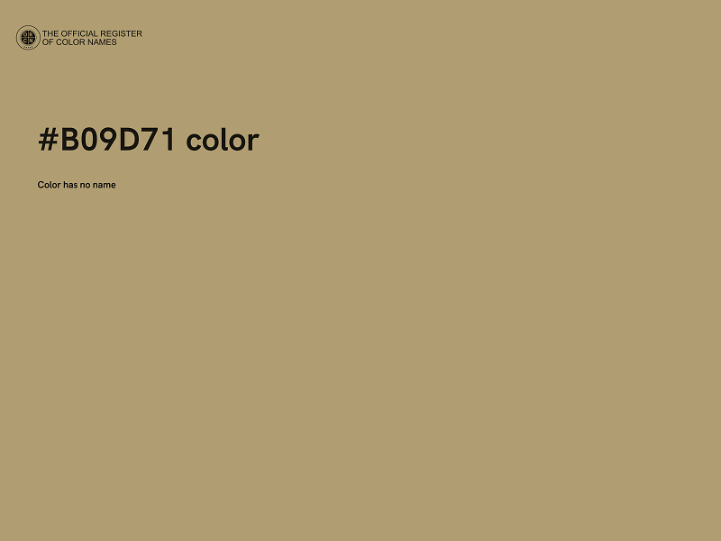 #B09D71 color image