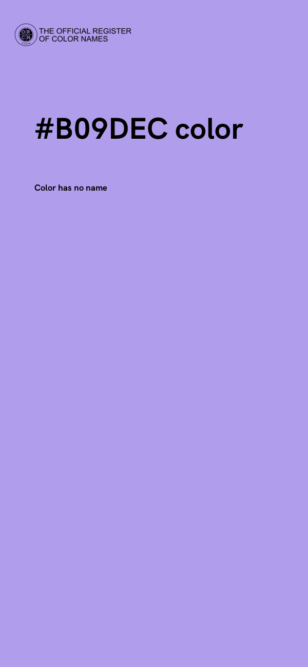 #B09DEC color image