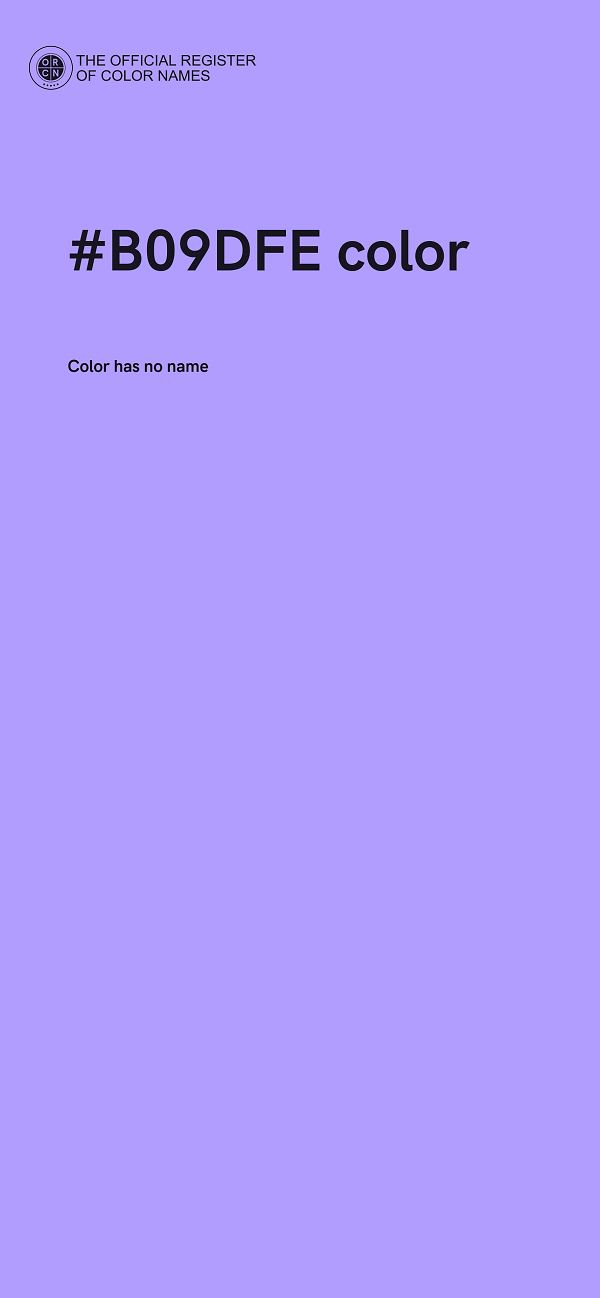 #B09DFE color image