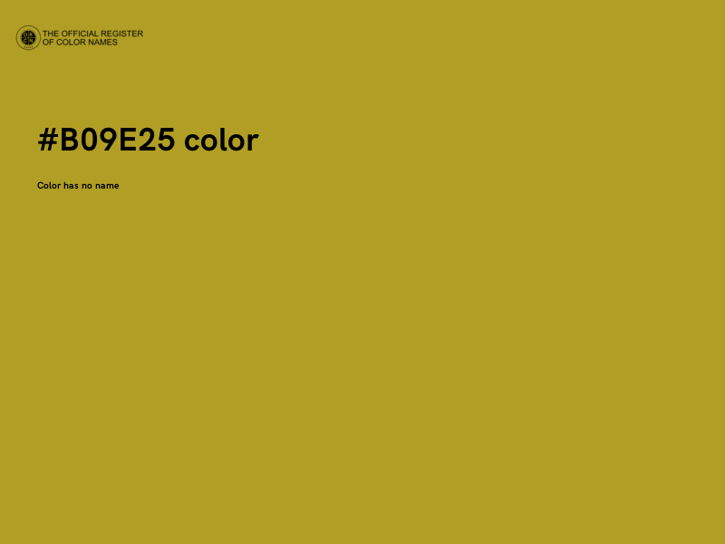 #B09E25 color image