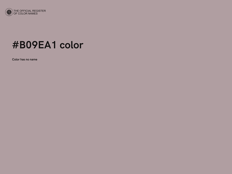 #B09EA1 color image