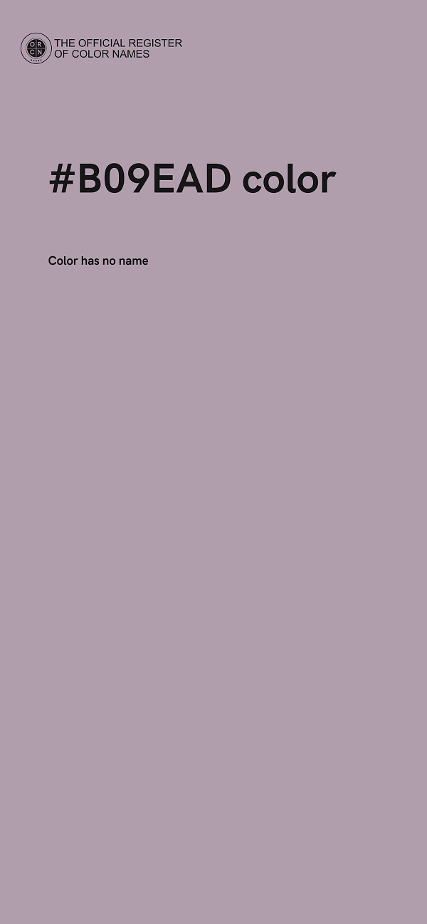 #B09EAD color image