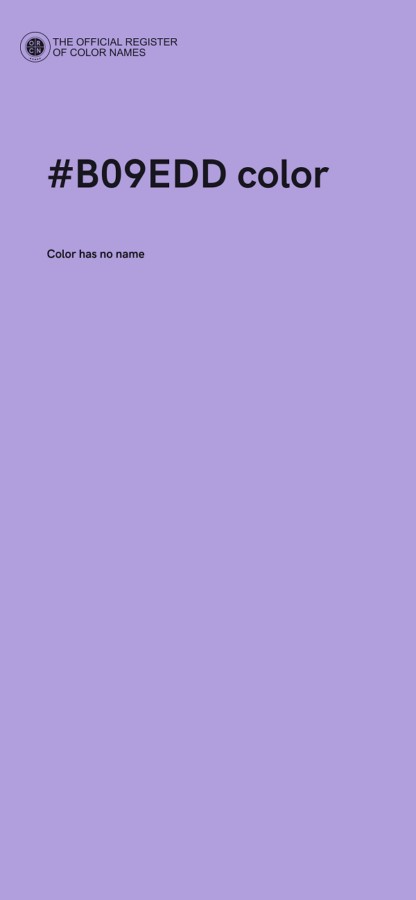 #B09EDD color image