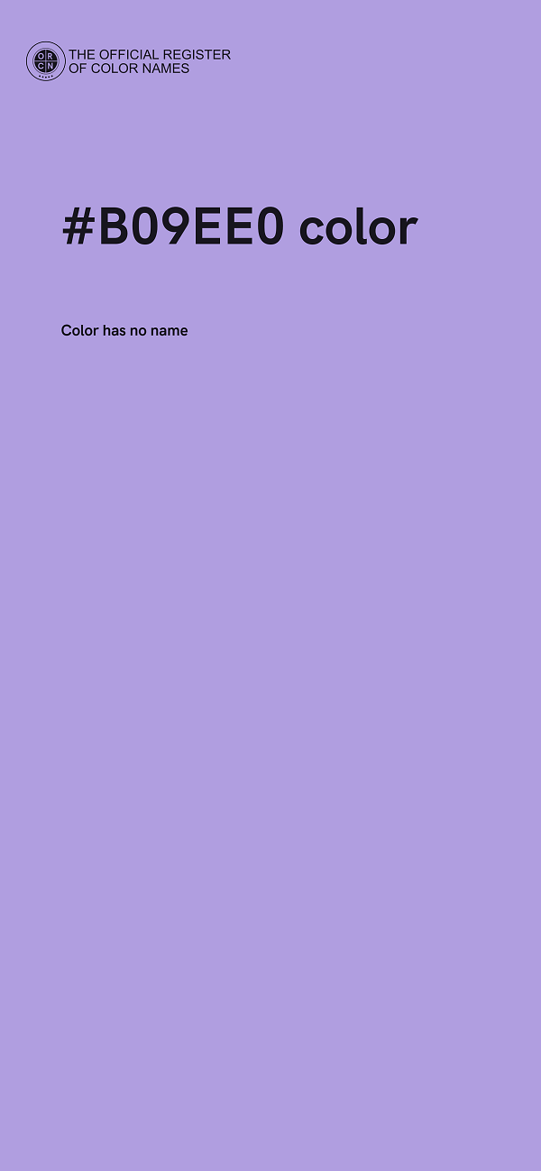 #B09EE0 color image