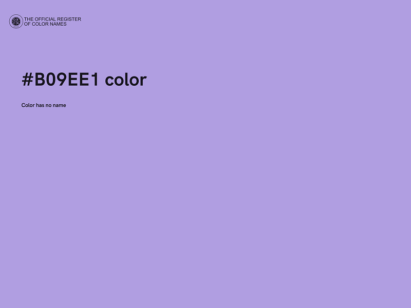 #B09EE1 color image