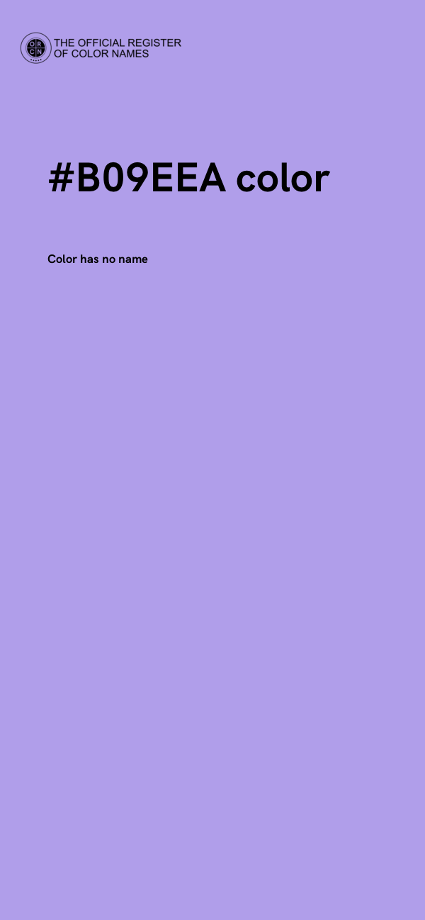 #B09EEA color image