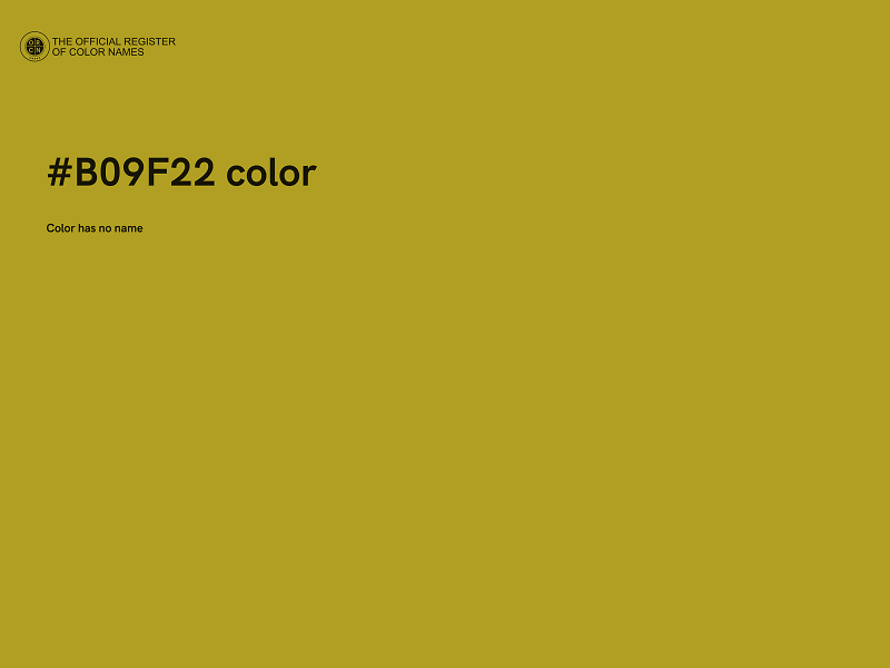 #B09F22 color image