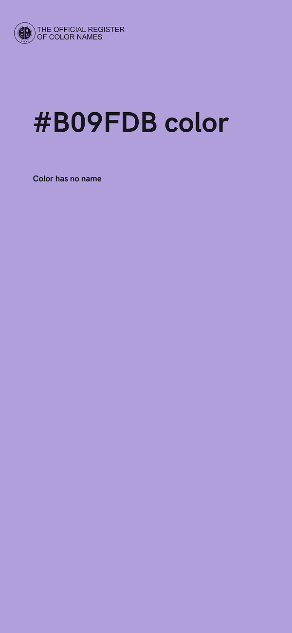 #B09FDB color image