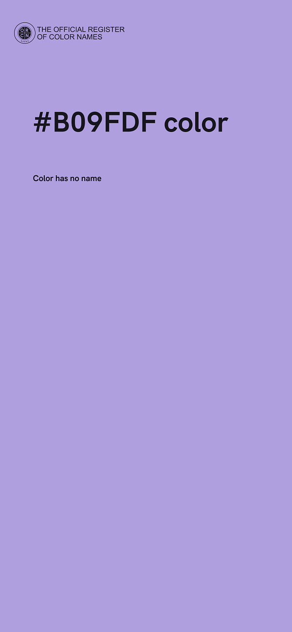 #B09FDF color image