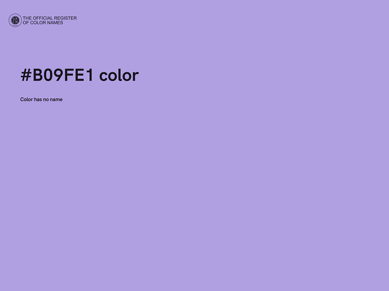 #B09FE1 color image