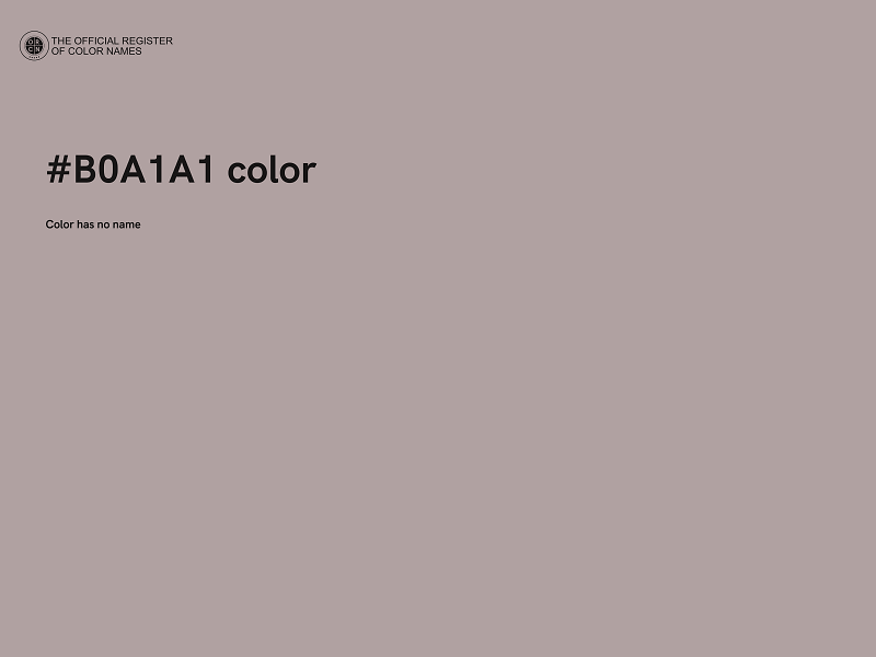 #B0A1A1 color image