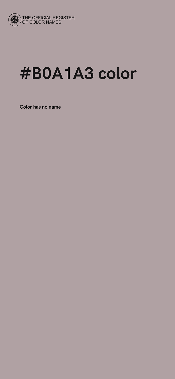 #B0A1A3 color image