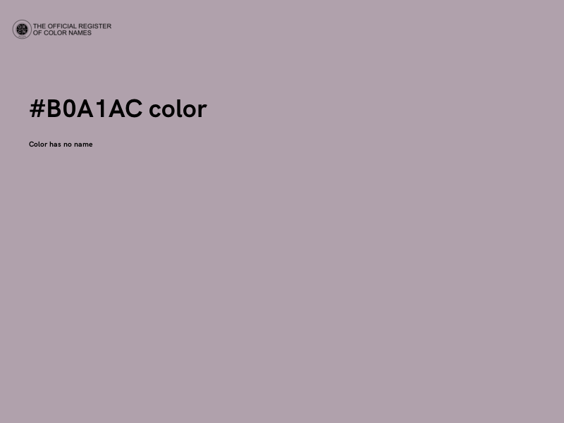 #B0A1AC color image