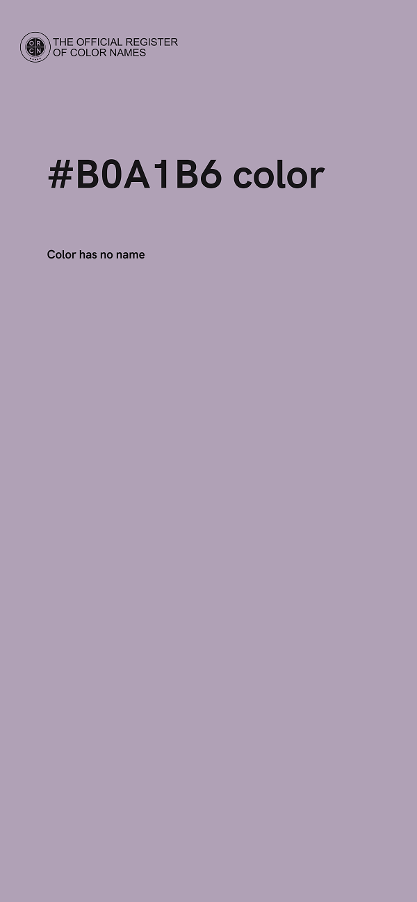 #B0A1B6 color image