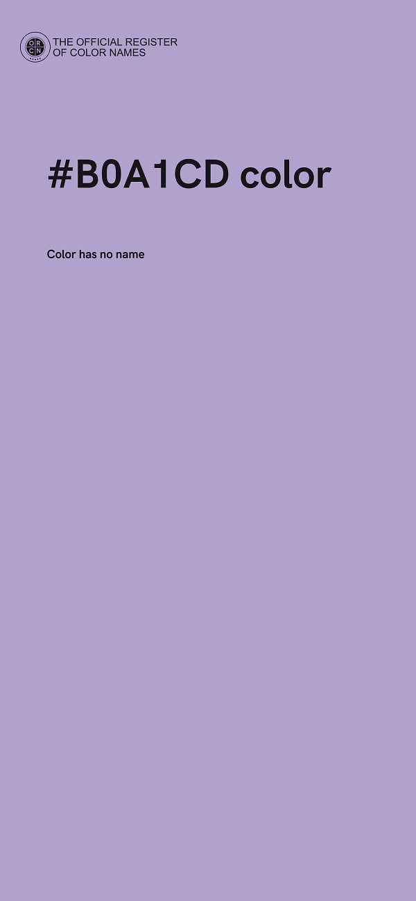 #B0A1CD color image