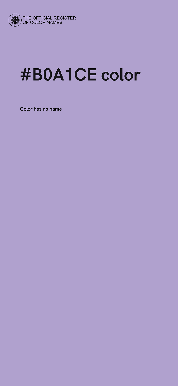 #B0A1CE color image