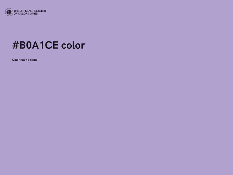 #B0A1CE color image