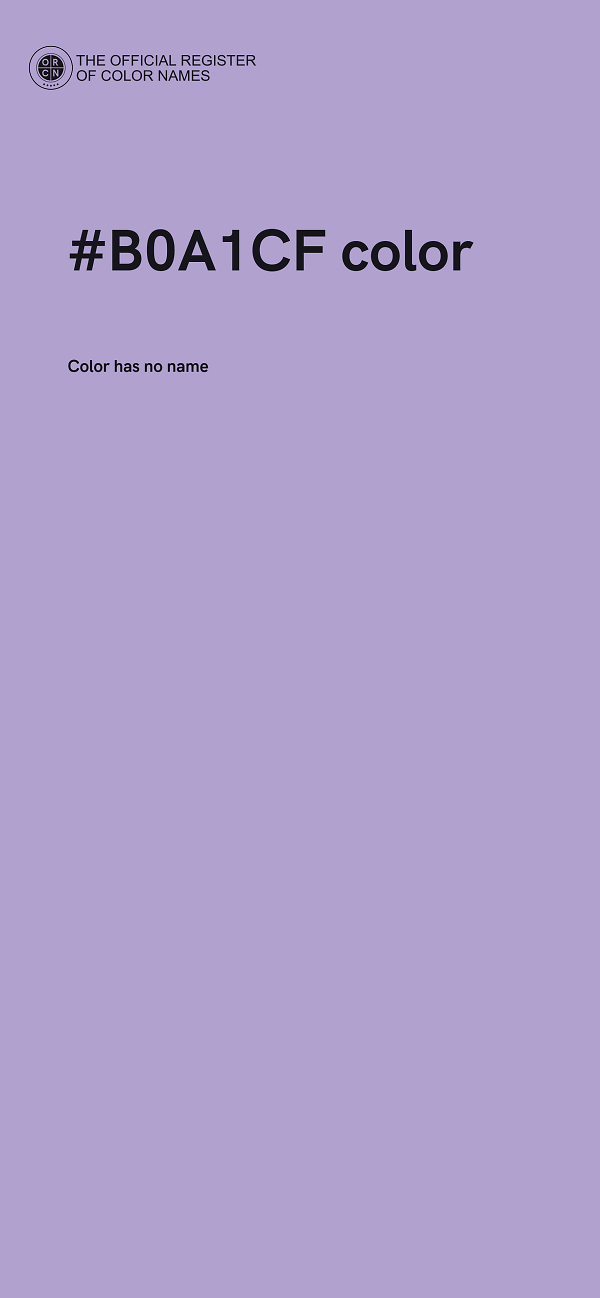 #B0A1CF color image