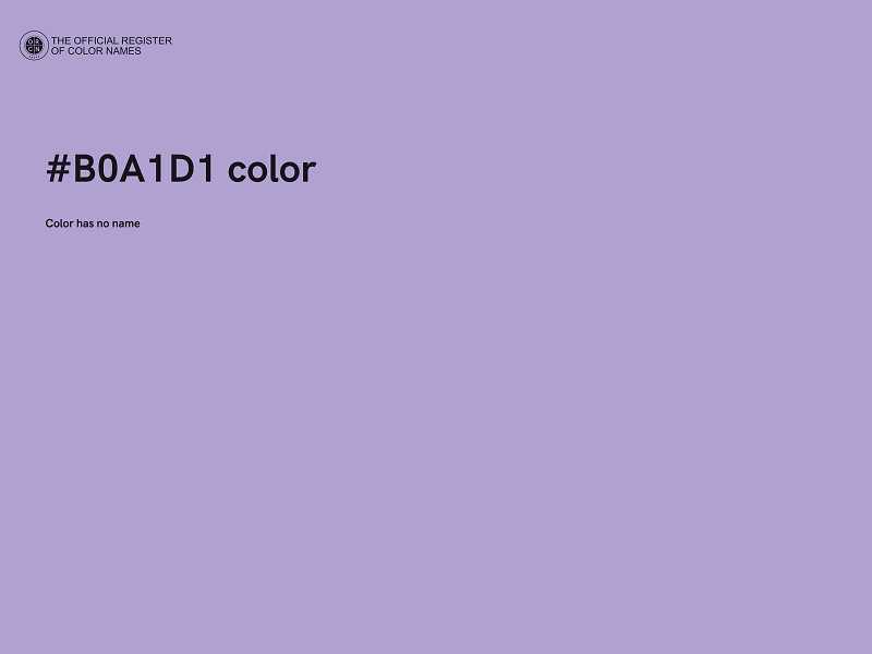 #B0A1D1 color image