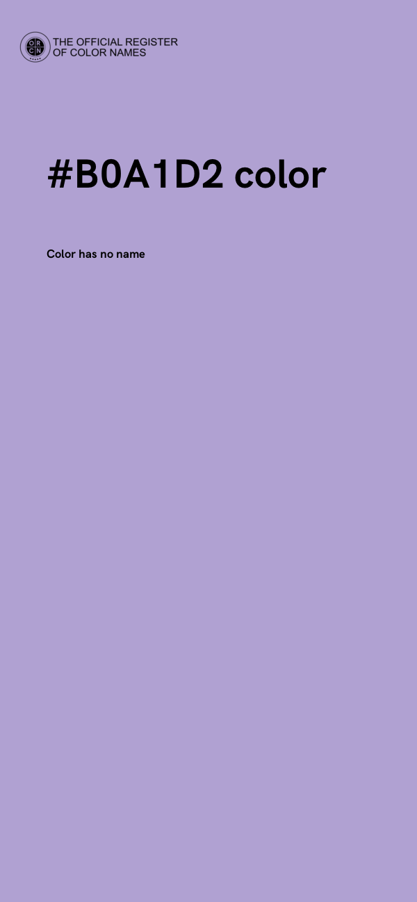 #B0A1D2 color image