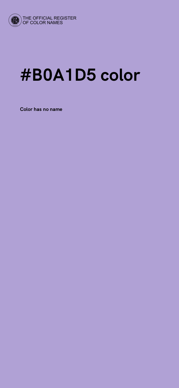 #B0A1D5 color image