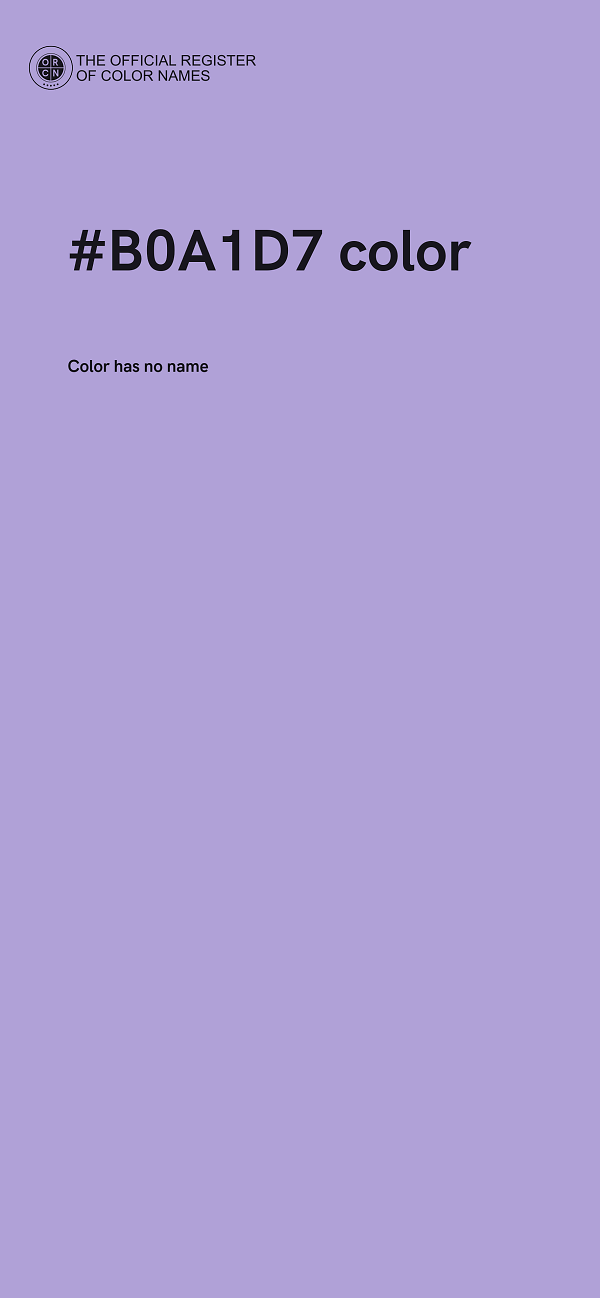 #B0A1D7 color image