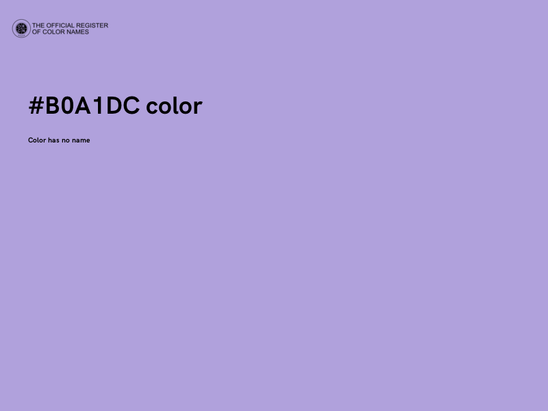 #B0A1DC color image