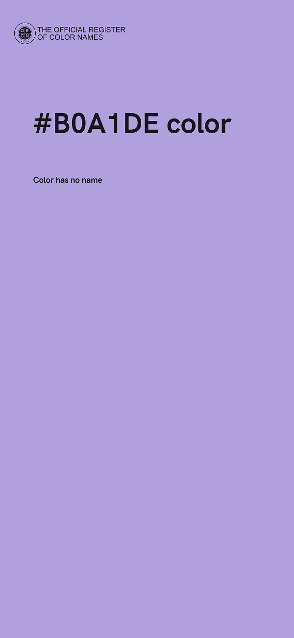 #B0A1DE color image
