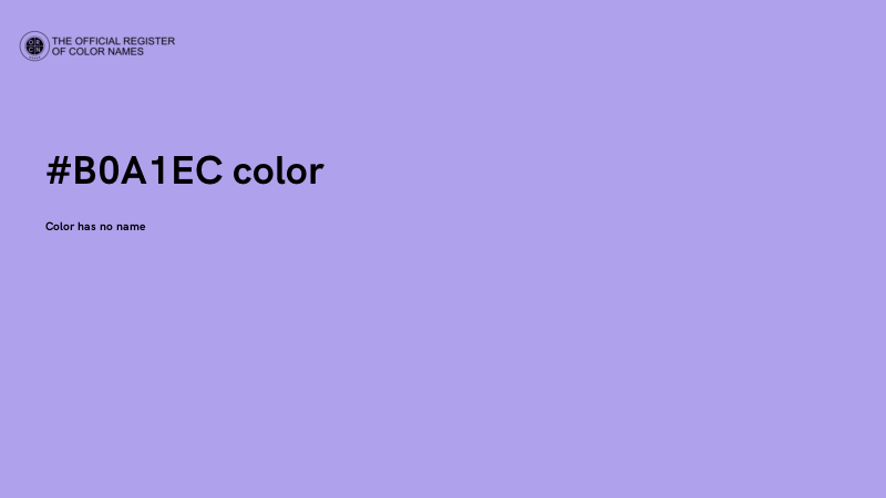 #B0A1EC color image