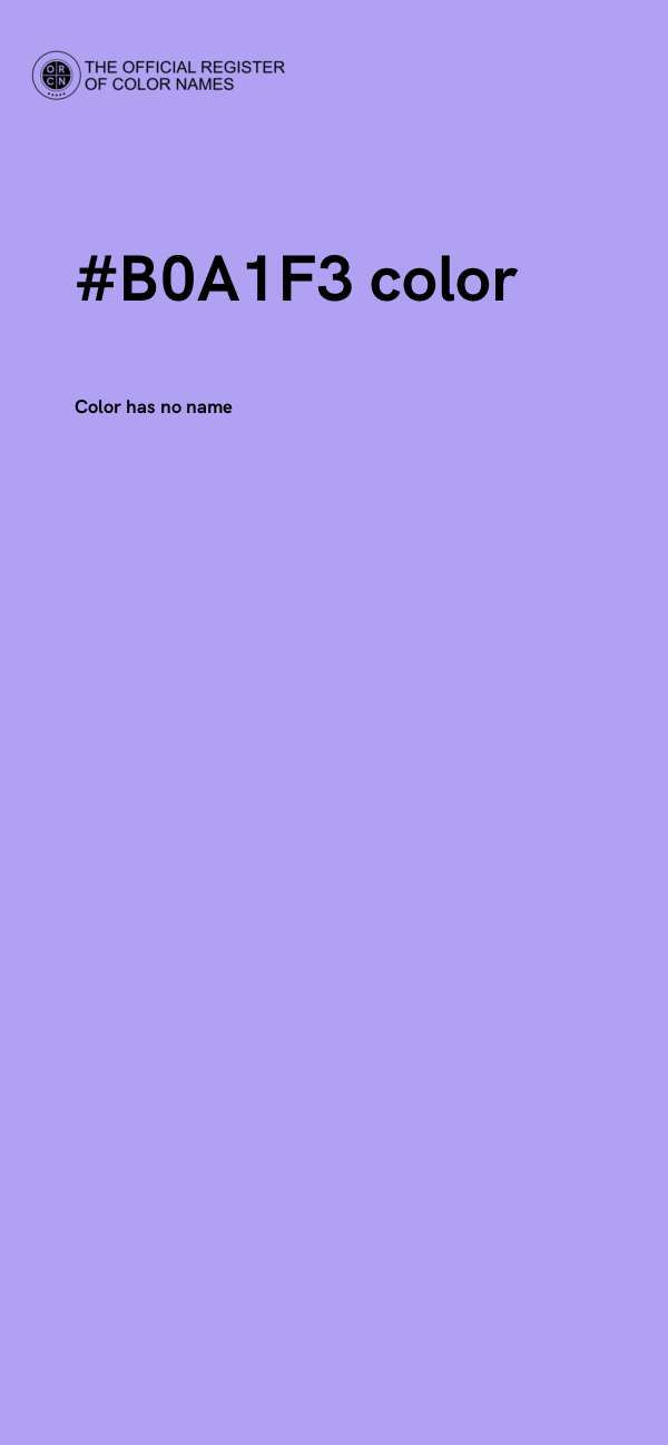 #B0A1F3 color image