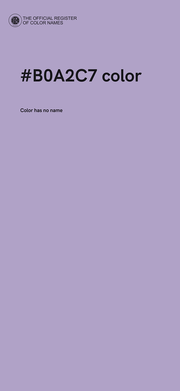 #B0A2C7 color image