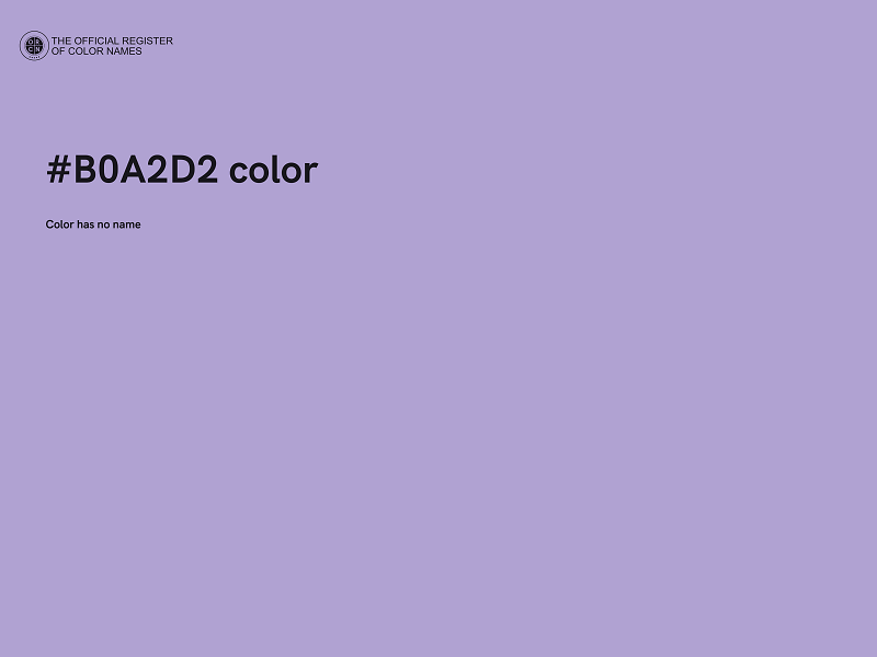 #B0A2D2 color image