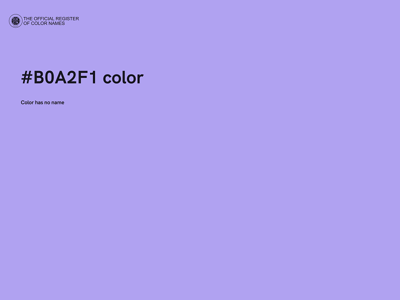 #B0A2F1 color image