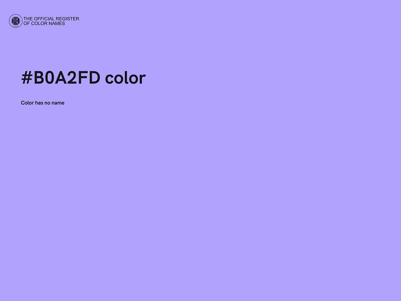 #B0A2FD color image