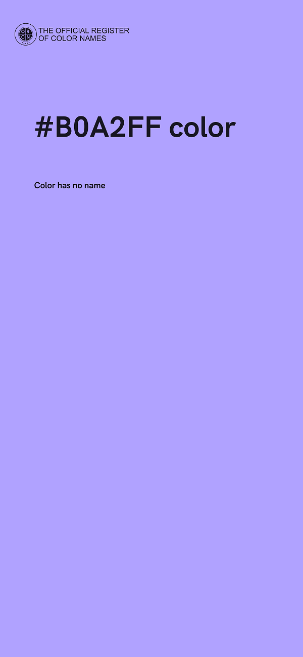 #B0A2FF color image