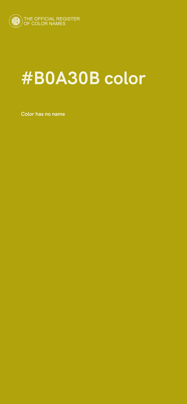 #B0A30B color image