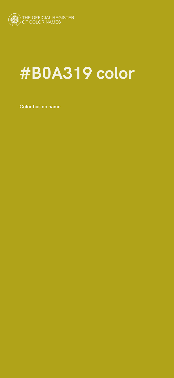 #B0A319 color image