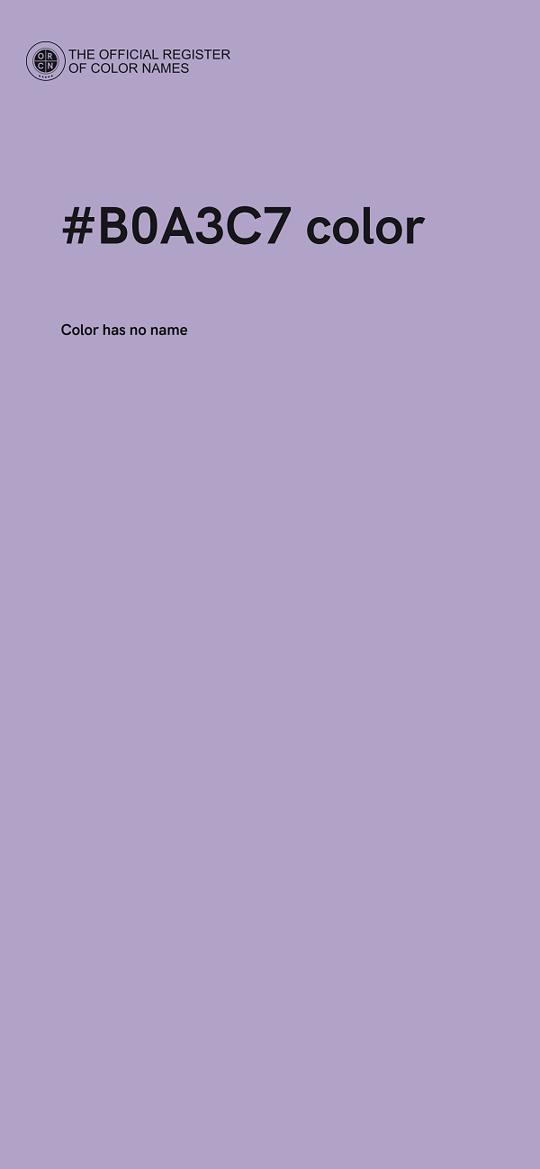 #B0A3C7 color image