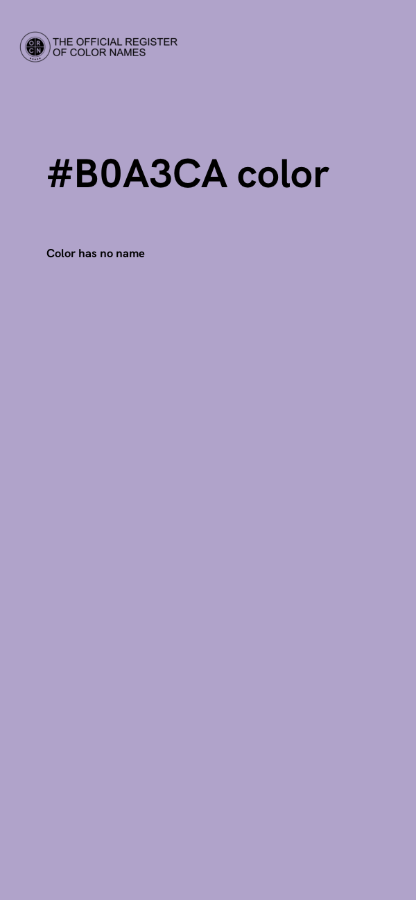 #B0A3CA color image