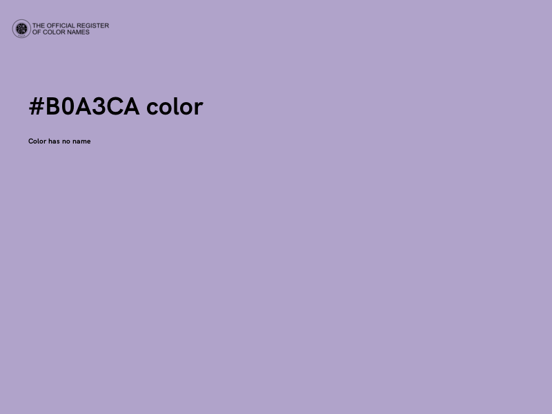 #B0A3CA color image