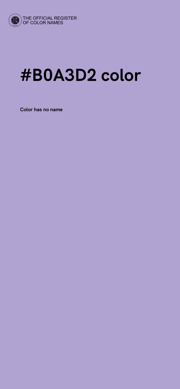 #B0A3D2 color image