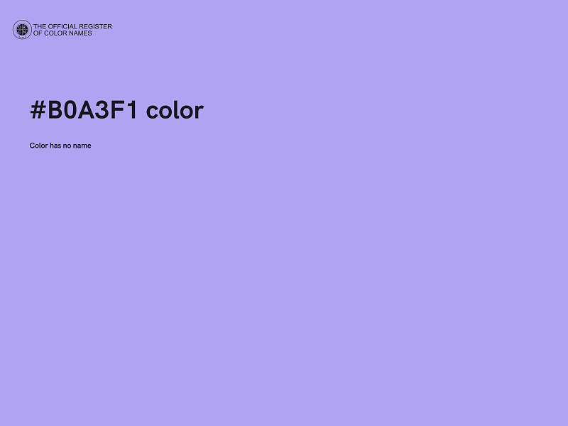 #B0A3F1 color image