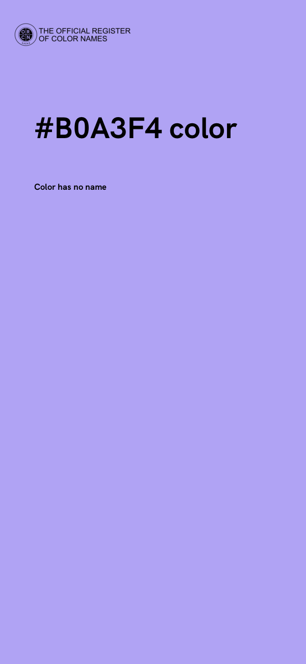 #B0A3F4 color image