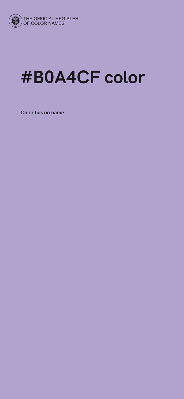 #B0A4CF color image