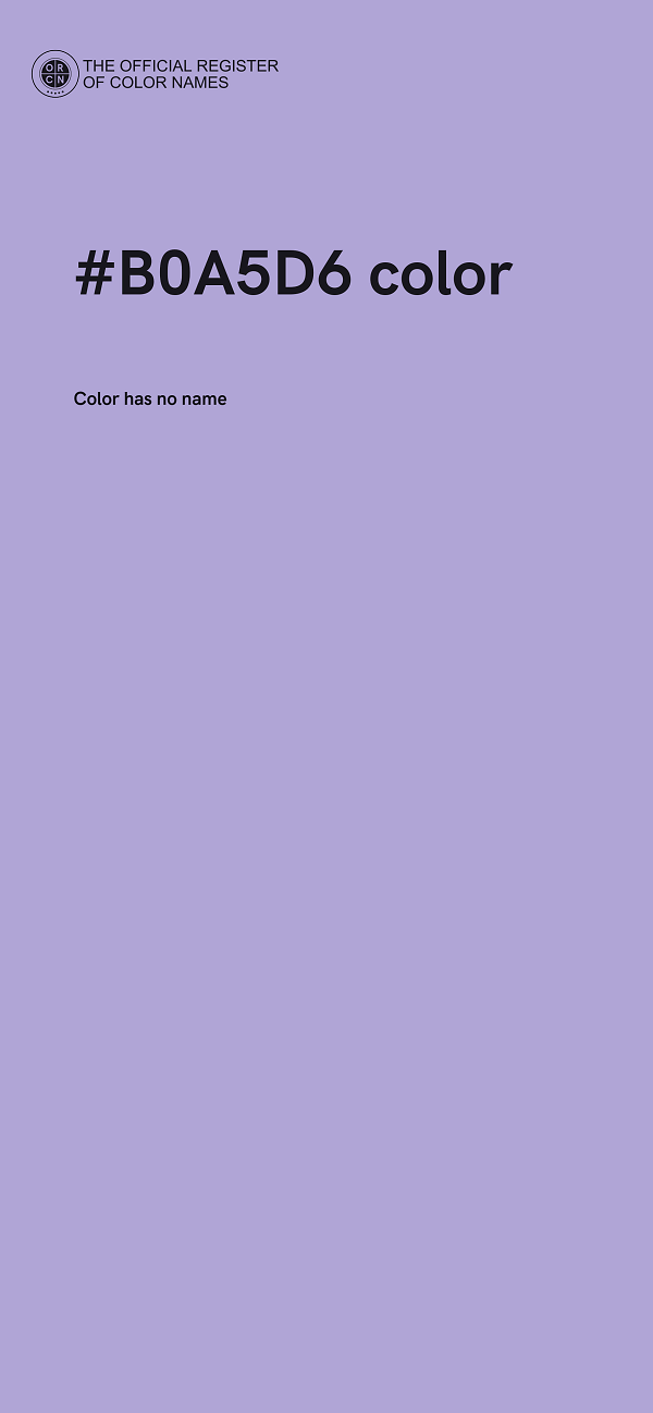 #B0A5D6 color image